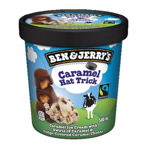 Ben & Jerry’s Caramel Hat Trick (8x500ml)